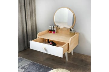 Orlinor Sminkebord 60 cm - Hvit/Blå - Møbler - Bord - Sminkebord & toalettbord