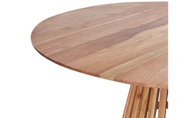 Ortelle Spisebord 120 cm Rund - Mørkebrun - Møbler - Bord - Spisebord & kjøkkenbord