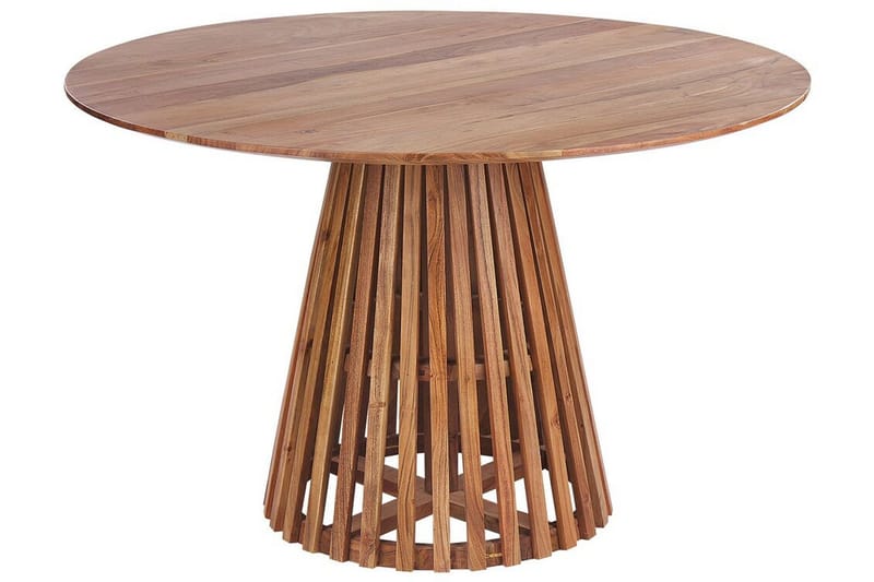 Ortelle Spisebord 120 cm Rund, Mørkebrun