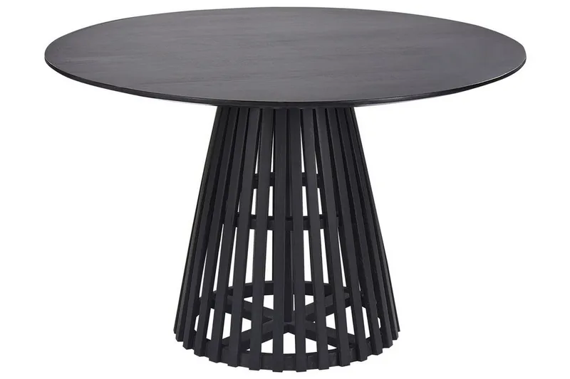 Ortelle Spisebord 120 cm Rund - Svart - Møbler - Bord - Spisebord & kjøkkenbord