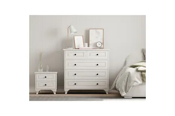 Orval Sminkebord 90 cm - Matt Hvit - Oppbevaring - Oppbevaringsmøbler - Kommode - Entrekommode