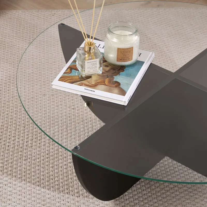 Orwin Sofabord 90 cm - Mørkebrun - Møbler - Bord - Sofabord & salongbord
