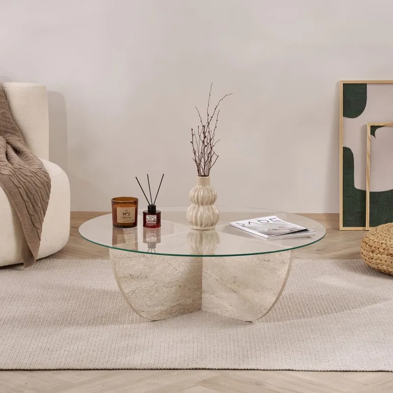 Orwin Sofabord 90 cm - Natur - Møbler - Bord - Sofabord & salongbord