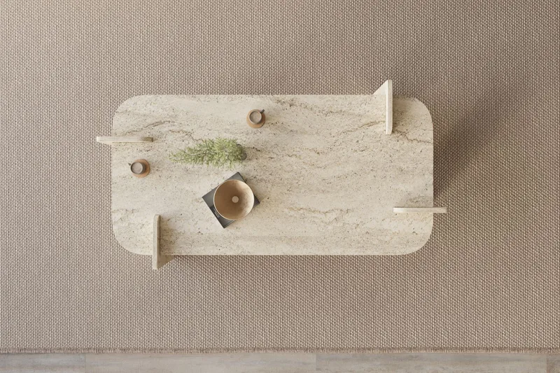 Osmiric sofabord 120 cm rektangulært - Travertin - Møbler - Bord - Sofabord & salongbord