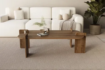 Osmiric sofabord 120 cm rektangulært - Valnøtt - Møbler - Bord - Sofabord & salongbord