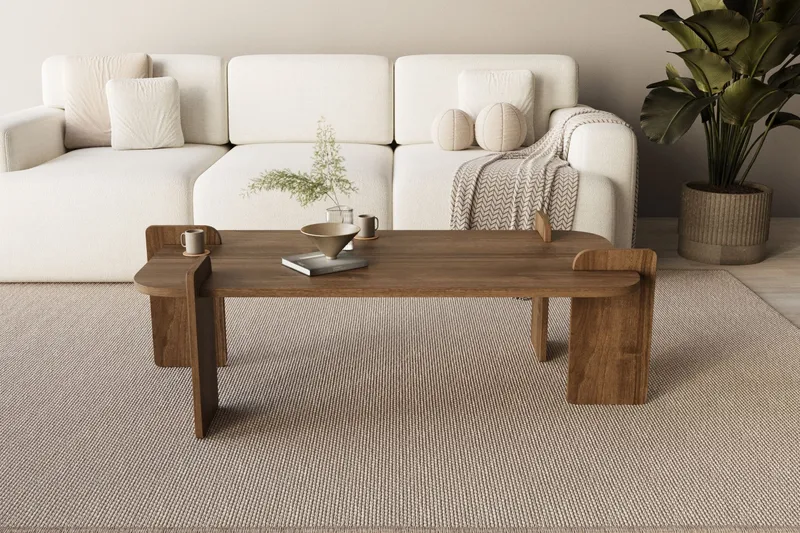 Osmiric sofabord 120 cm rektangulært - Valnøtt - Møbler - Bord - Sofabord & salongbord