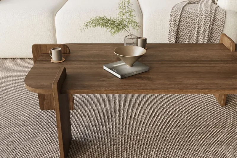 Osmiric sofabord 120 cm rektangulært - Valnøtt - Møbler - Bord - Sofabord & salongbord