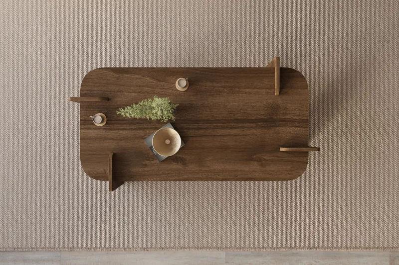 Osmiric sofabord 120 cm rektangulært - Valnøtt - Møbler - Bord - Sofabord & salongbord