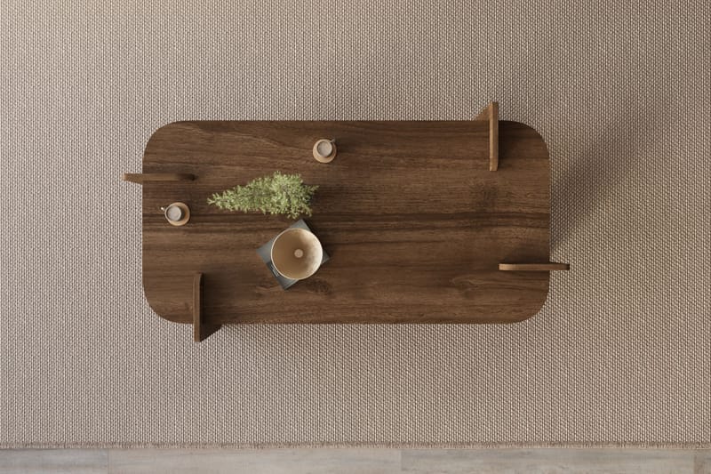Osmiric sofabord 120 cm rektangulært - Valnøtt - Møbler - Bord - Sofabord & salongbord