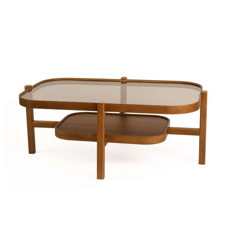 Ostrin Sofabord 110 cm - Mørkebrun - Møbler - Bord - Sofabord & salongbord