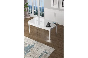 Ostwerwal Spisebord 132 cm Rektangulær - Hvit - Møbler - Bord - Spisebord & kjøkkenbord