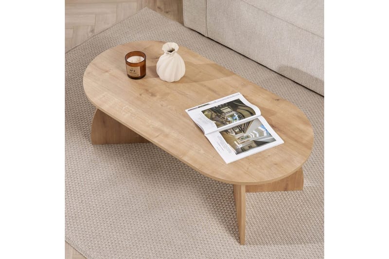 Osyra Sofabord 120 cm - Natur - Møbler - Bord - Sofabord & salongbord