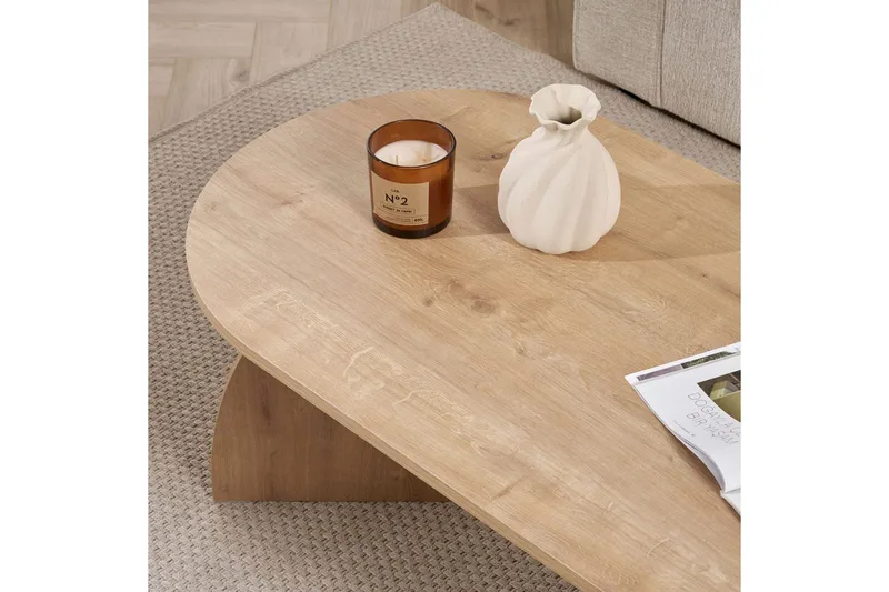 Osyra Sofabord 120 cm - Natur - Møbler - Bord - Sofabord & salongbord