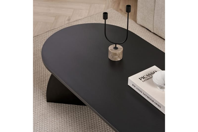 Osyra Sofabord 120 cm - Svart - Møbler - Bord - Sofabord & salongbord