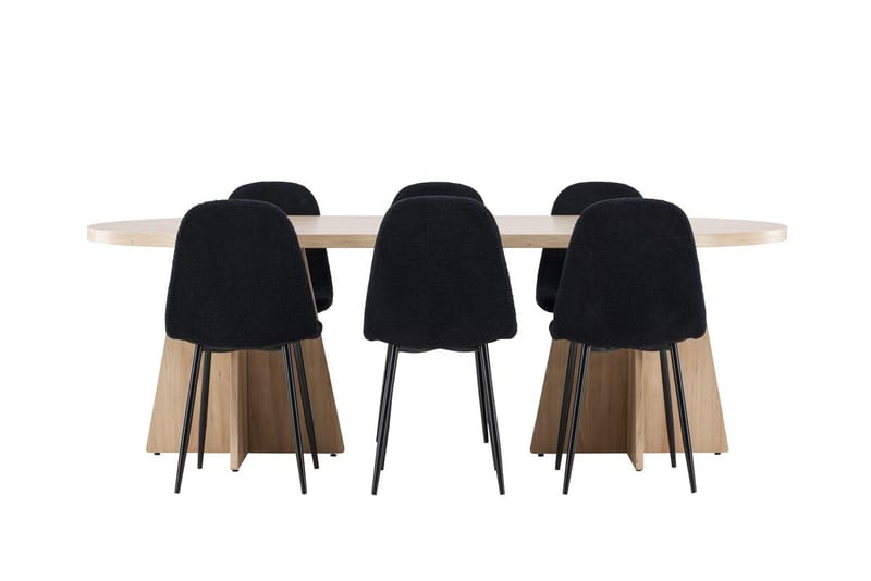 Oval Dining Set Venture Home - Møbler - Bord - Spisegruppe