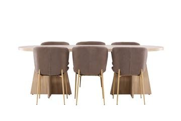 Oval Dining Set Venture Home - Møbler - Bord - Spisegruppe