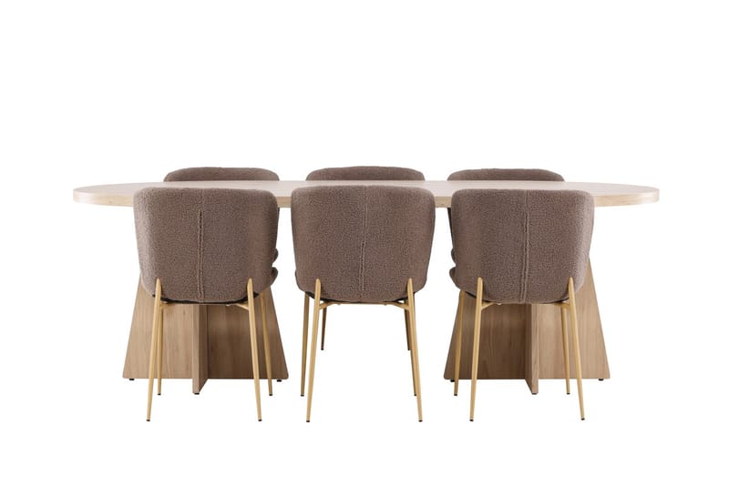 Oval Dining Set Venture Home - Møbler - Bord - Spisegruppe