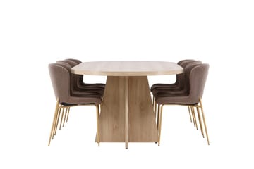 Oval Dining Set Venture Home - Møbler - Bord - Spisegruppe