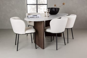 Oval Dining Set Venture Home - Møbler - Bord - Spisegruppe