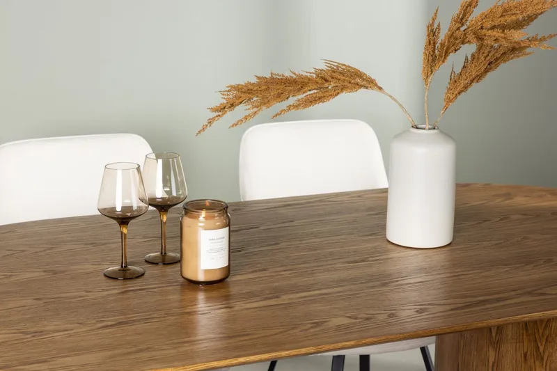 Oval matgrupp Venture Home Beige Natur 4st - Møbler - Bord - Spisegruppe