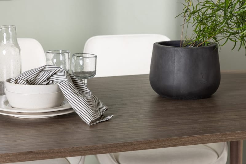 Oval matgrupp Venture Home Beige Natur 4st - Møbler - Bord - Spisegruppe