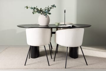 Svart - Beige, svart