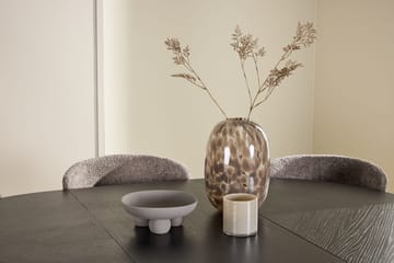 Oval matgrupp Venture Home Brun Svart 6st - Møbler - Bord - Spisegruppe