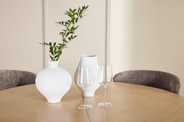 Oval matgrupp Venture Home Brun Vitputsad 4st - Møbler - Bord - Spisegruppe