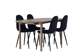 Oval matgrupp Venture Home Mörkt trä - Møbler - Bord - Spisegruppe