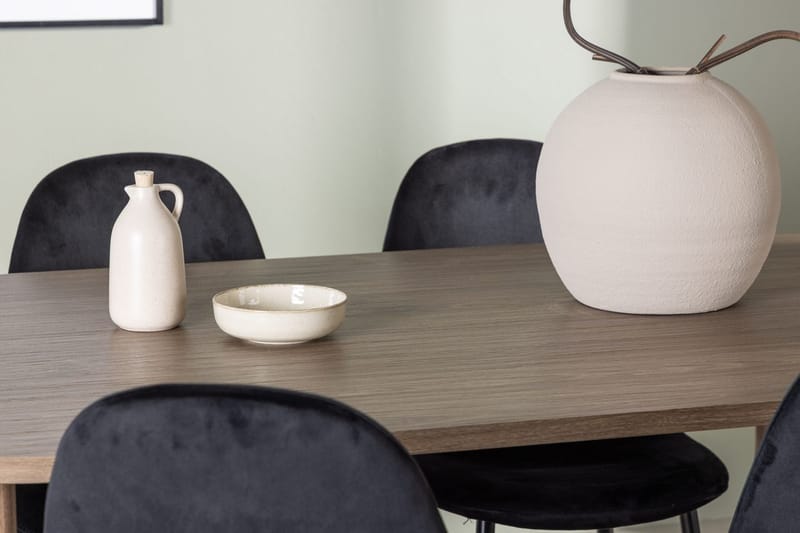 Oval matgrupp Venture Home Mörkt trä - Møbler - Bord - Spisegruppe