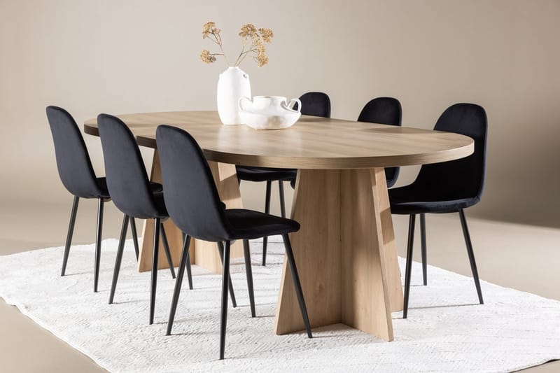 Oval matgrupp Venture Home Natur