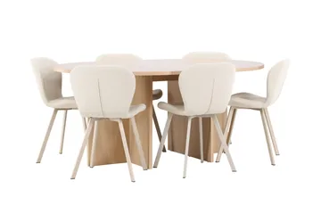 Oval matgrupp Venture Home - Møbler - Bord - Spisegruppe