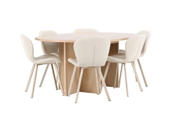 Oval matgrupp Venture Home - Møbler - Bord - Spisegruppe