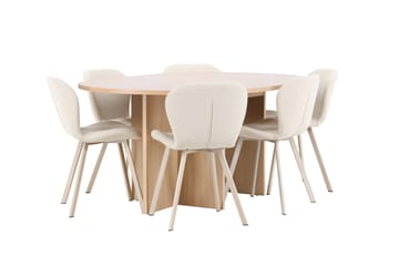 Oval matgrupp Venture Home - Møbler - Bord - Spisegruppe