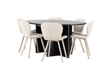 Oval matgrupp Venture Home - Møbler - Bord - Spisegruppe