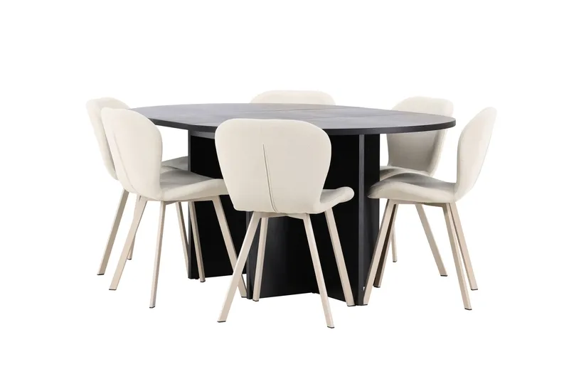 Oval matgrupp Venture Home - Møbler - Bord - Spisegruppe
