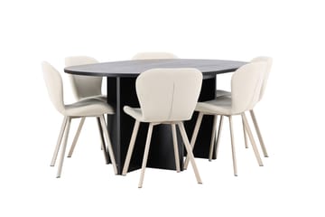 Oval matgrupp Venture Home - Møbler - Bord - Spisegruppe