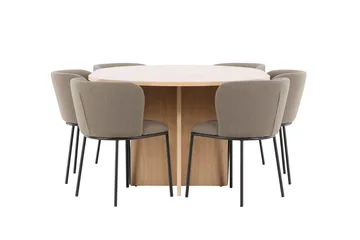Oval matgrupp Venture Home - Møbler - Bord - Spisegruppe