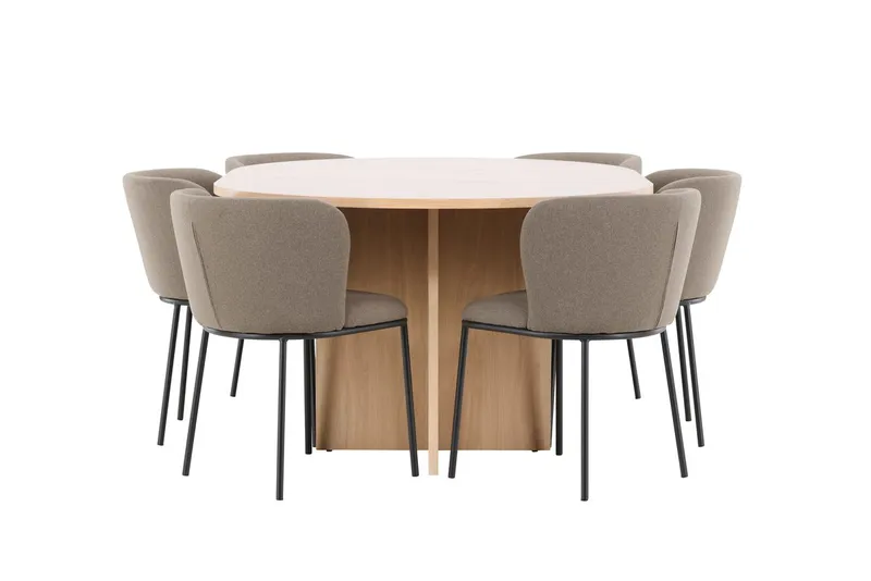 Oval matgrupp Venture Home - Møbler - Bord - Spisegruppe