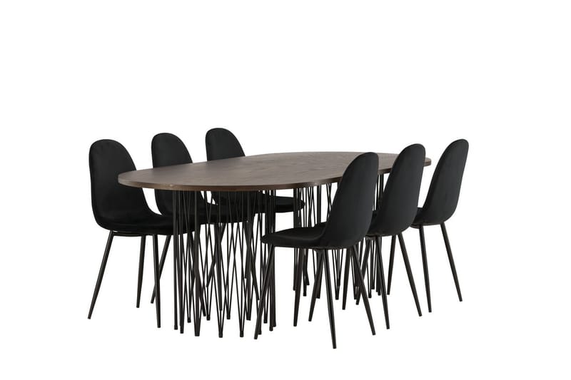 Oval matgrupp Venture Home - Møbler - Bord - Spisegruppe