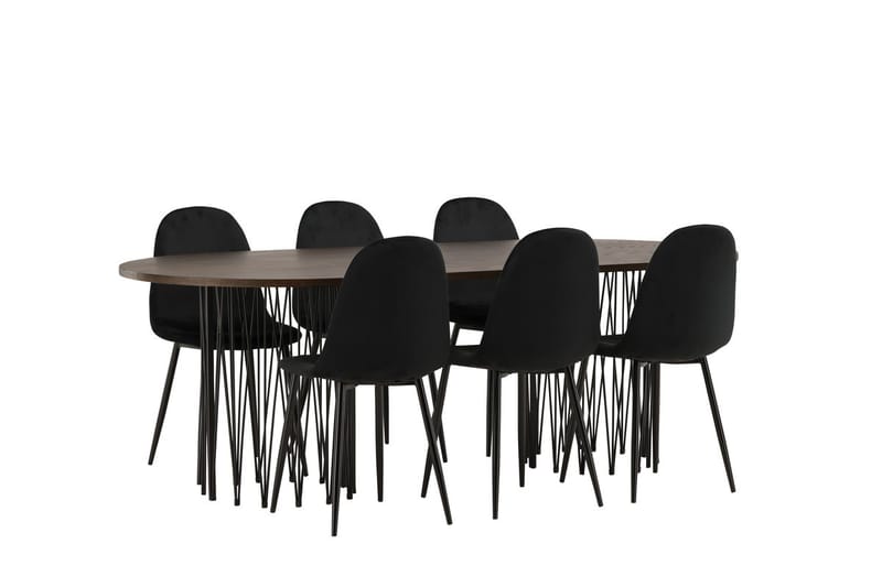 Oval matgrupp Venture Home - Møbler - Bord - Spisegruppe