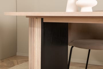 Oval spisegruppe Venture Home Bianca, Berit Beige Lyst tre 4 stk. - Møbler - Bord - Spisegruppe