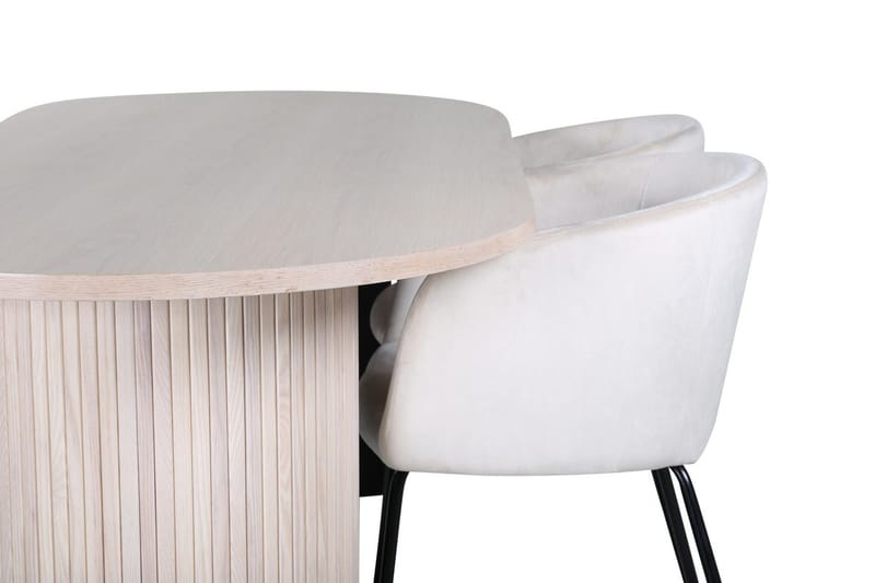 Oval spisegruppe Venture Home Bianca, Berit - Møbler - Bord - Spisegruppe