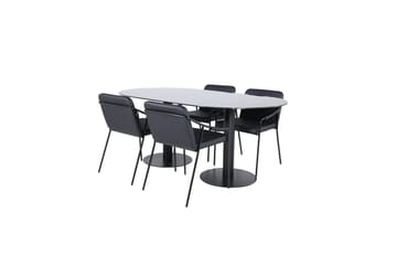Ovalt spisesett Pillan, Tvist - Møbler - Bord - Spisegruppe