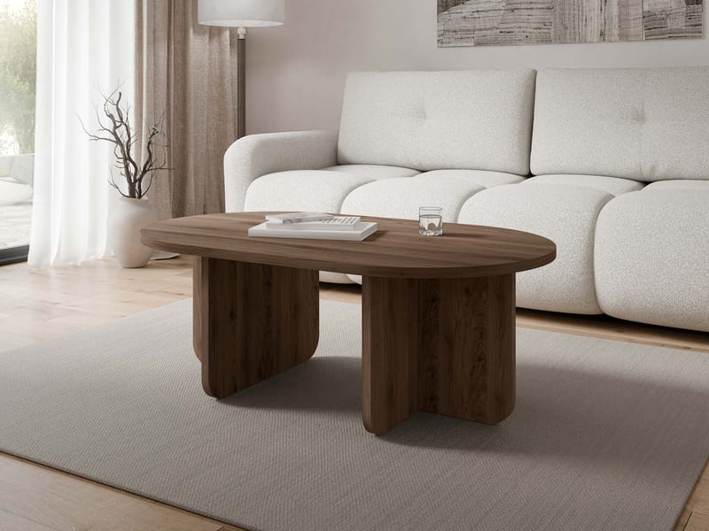 Ovren Sofabord 110 cm - brun - Møbler - Bord - Sofabord & salongbord