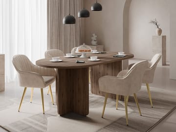 Ovren Spisebord 185 cm - brun - Møbler - Bord - Spisebord & kjøkkenbord