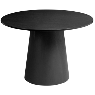 Oyen Rundt Spisebord 120 cm i Tre - Svart - Møbler - Bord - Spisebord & kjøkkenbord