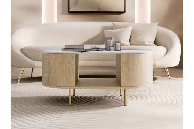 Pantego Sofabord 100x52 cm - Brun - Møbler - Bord - Sofabord & salongbord