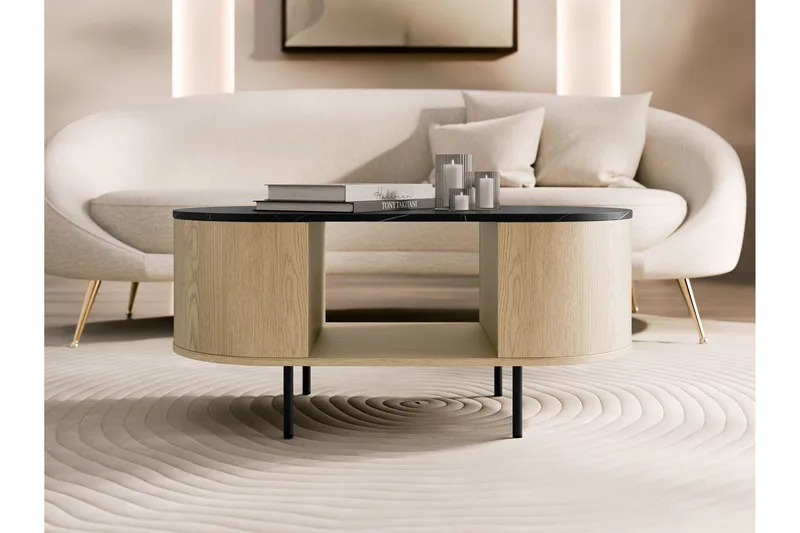 Pantego Sofabord 100x52 cm - Brun - Møbler - Bord - Sofabord & salongbord