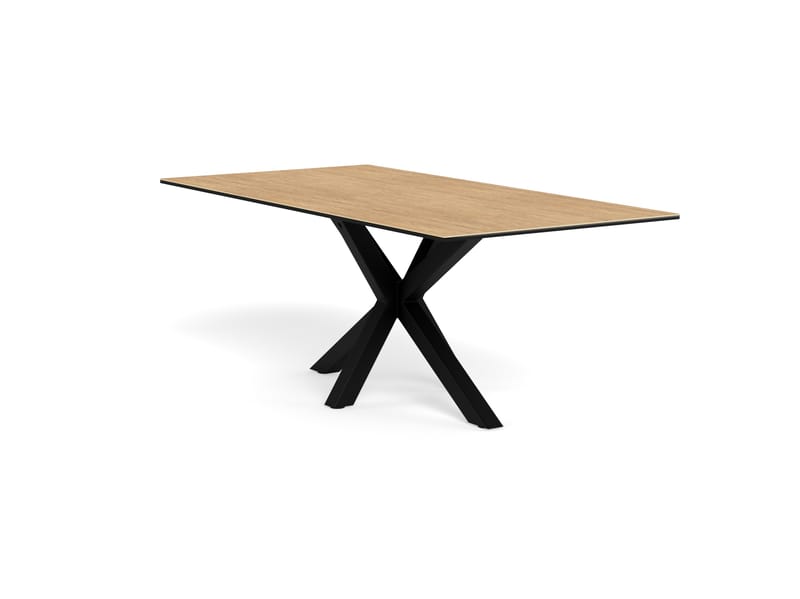 Parkins spisebord 200 cm - Svart - Møbler - Bord - Spisebord & kjøkkenbord